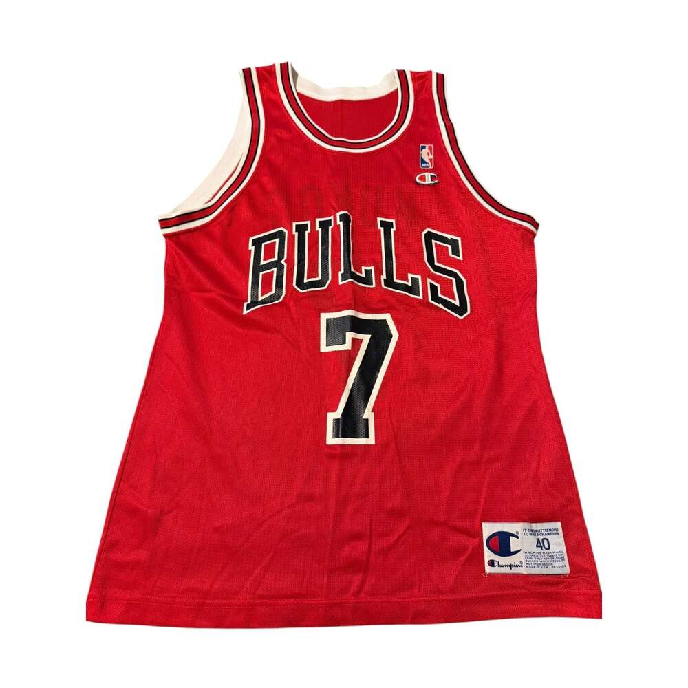 Vintage Champion Chicago Bulls Toni Kukoc #7 Jersey Size 40